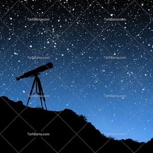 تصویر با کیفیت تلسکوپ در شب